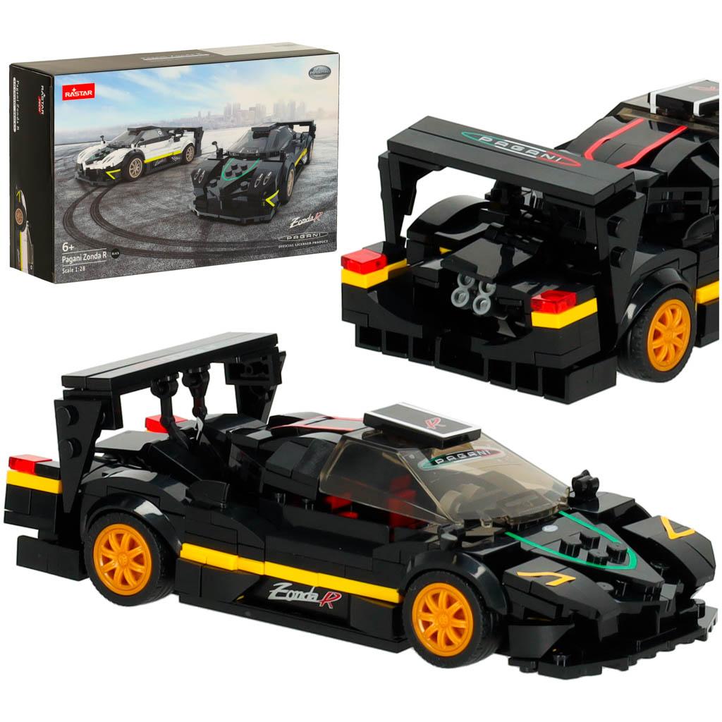 Klodssæt bil 1:28 Pagani Zonda R - Rastar 93900-B (387 dele) billede