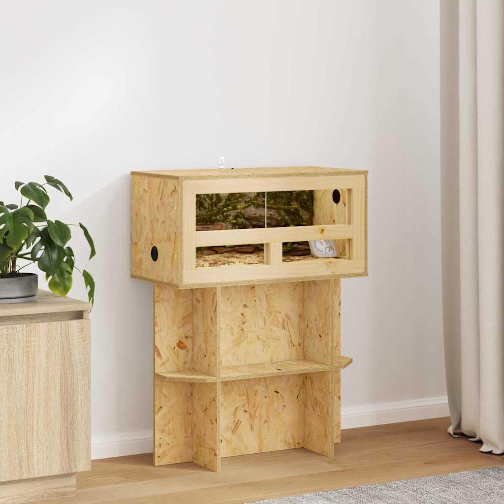 Terrarium Brun 60 x 30 x 80 cm OSB billede