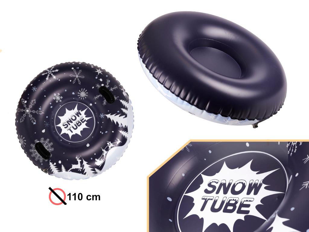 Akelæde snetube oppustelig kælk - Ø 110 cm, maks. 100 kg billede