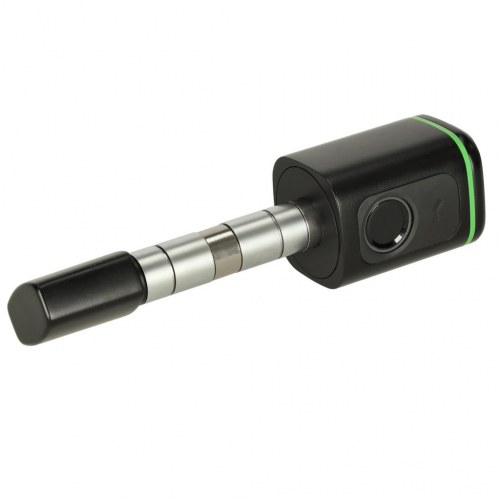 Smart dørlås med fingeraftryk – indstikscylinder, sort