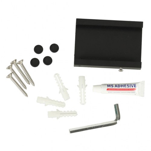 Tørrestativ væg – teleskopisk forlængelse 123 cm, sort