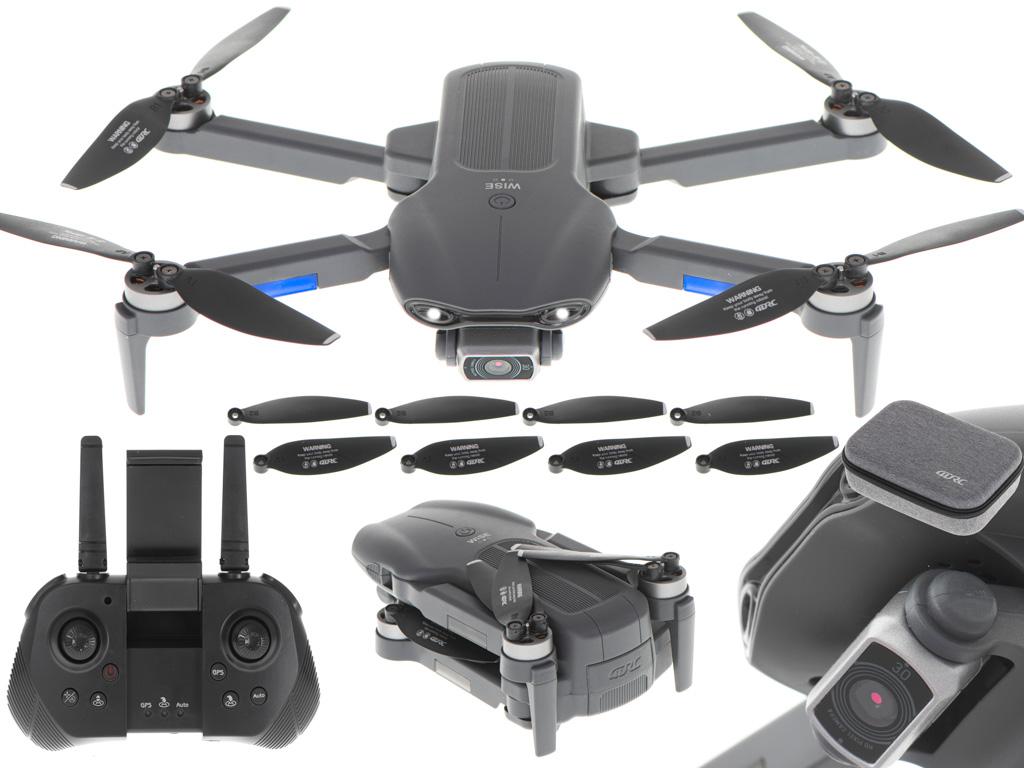 Drone med kamera 6K HD - F9 GPS WiFi, rækkevidde 2.000 m