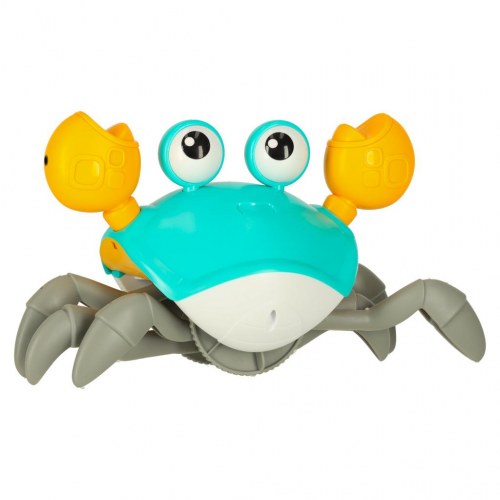 Interaktiv krabbekr crawler med lyd – grøn