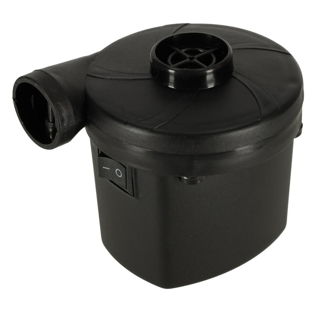 Luftmadras pumpe 12V/240V med 3 dyser - elektrisk rejsepumpe billede