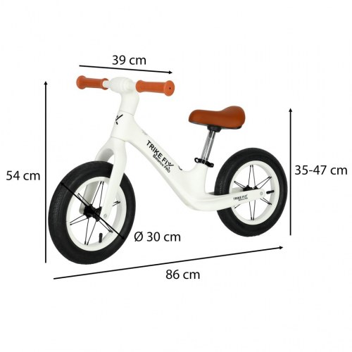 Løbecykel Trike Fix Balance PRO - hvid