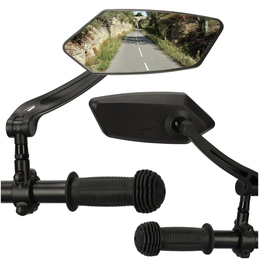 Cykelspejl til styr - justerbart 360° (2 stk) billede