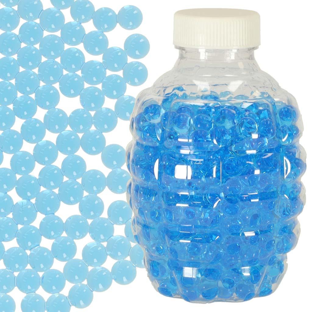 Hydrogel vandkugler til gel blaster/blomster - blå 7-8 mm, 550 stk. billede