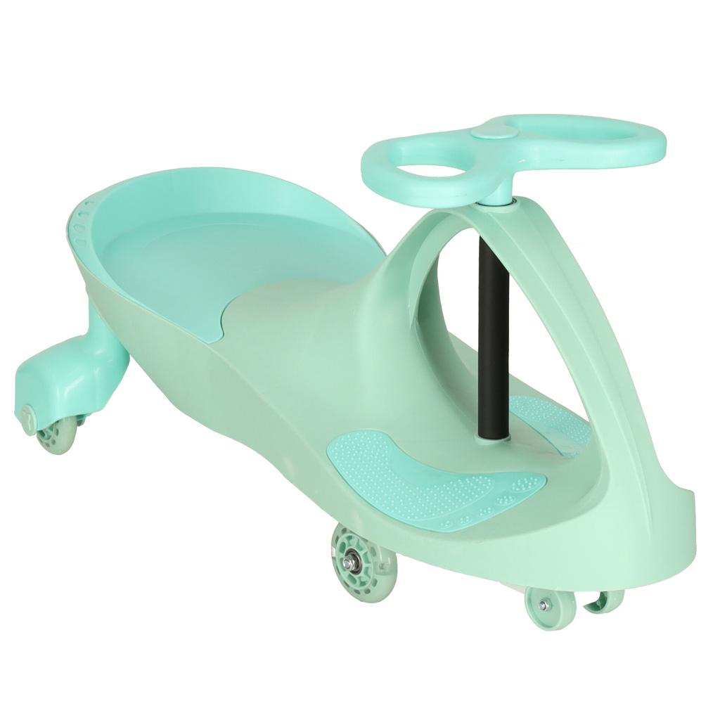 Gåbil med LED-lys i hjul - mint gravity ride billede