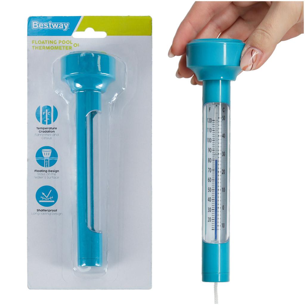 Pooltermometer flydende - Bestway 58072, blå billede