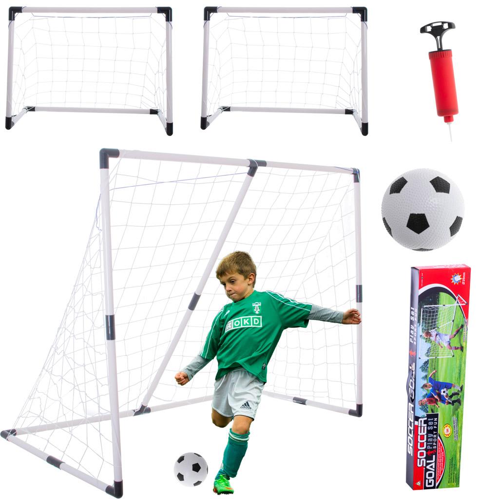 Fodboldmål til børn 2-i-1 - 185 × 120 × 70 cm billede