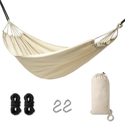 Hængekøje til have - boho, 200 cm, ecru billede