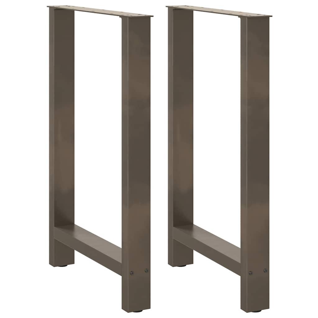 Barbordsben naturstål 2 stk. 60x(90-91) cm stål billede