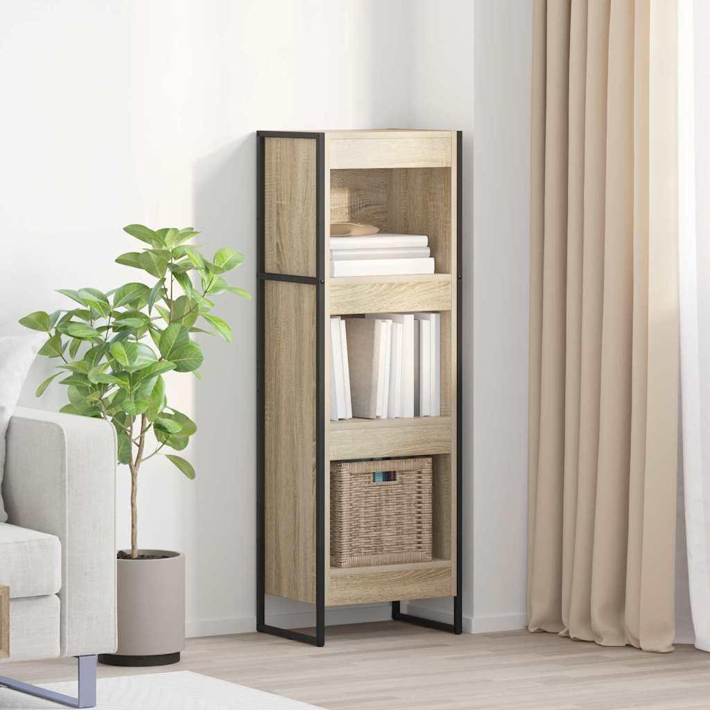Bogskab Sonoma 80 x 30 x 155 cm Konstrueret træ billede