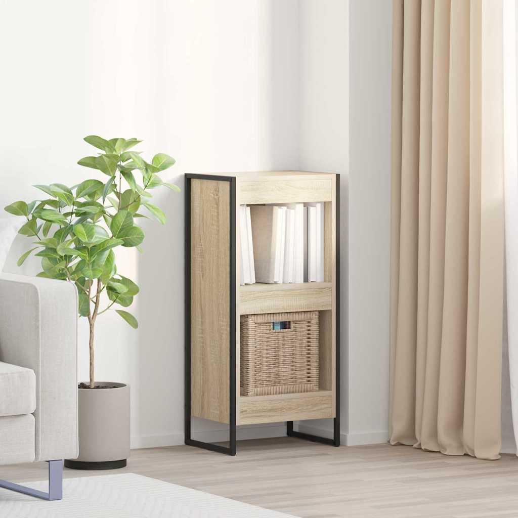 Bogskab Sonoma 80 x 30 x 155 cm Konstrueret træ billede