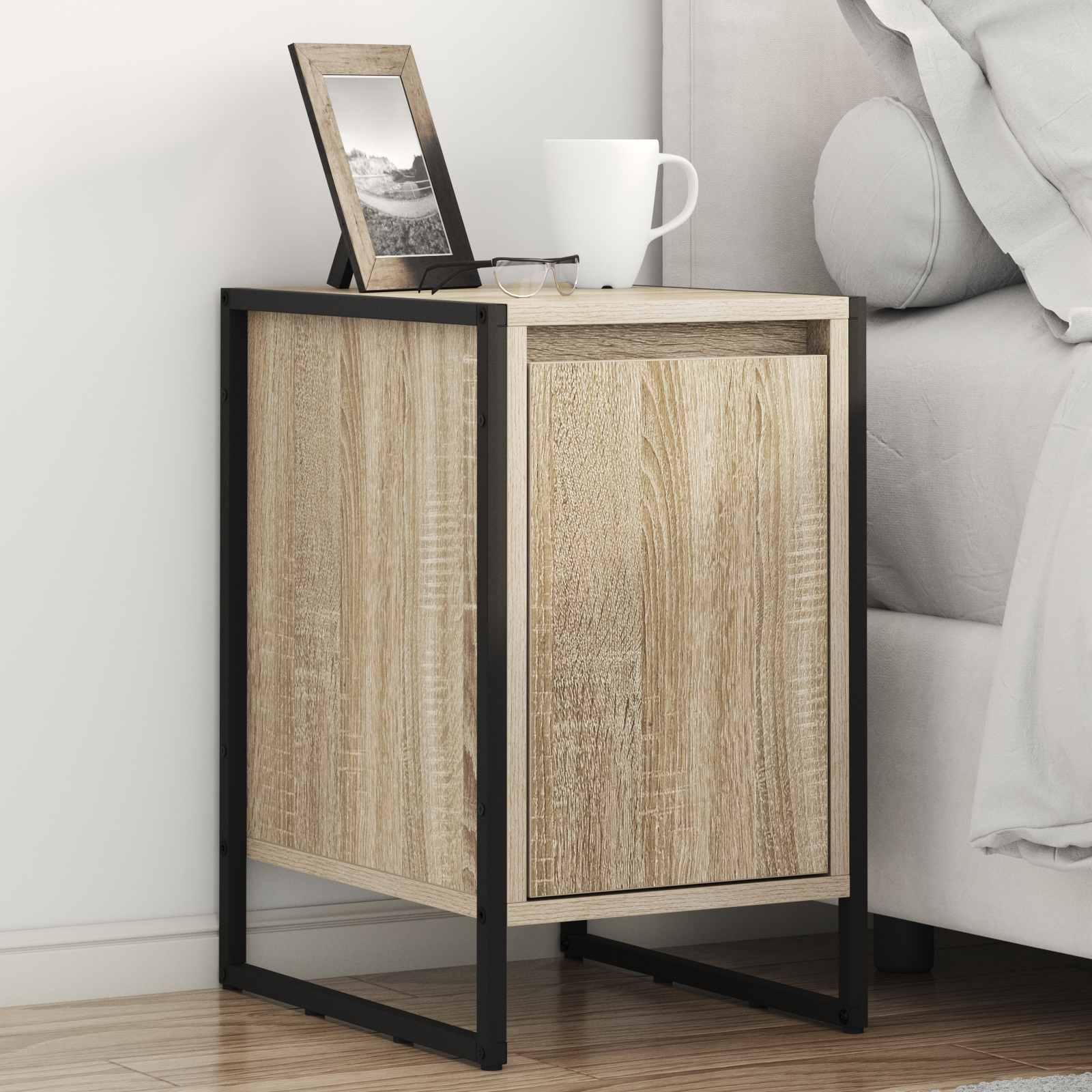 Sengebord 2 stk Sonoma 39,5 x 30 x 50 cm Konstrueret træ billede