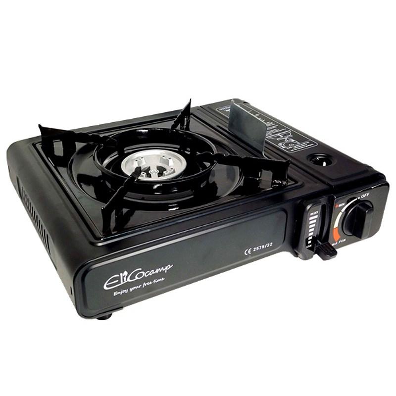 Camping gasblus ELICO BDZ-155B – 1 blus, piezotænding, 2.200 W billede