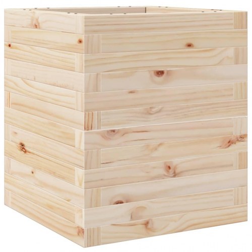 Plantekasse 40 x 40 x 46 cm i massivt fyrretræ