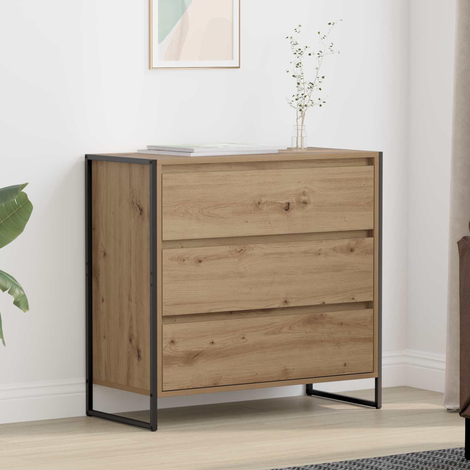 Sidebord Artisan eg 79 x 36 x 75.5 cm Konstrueret træ billede