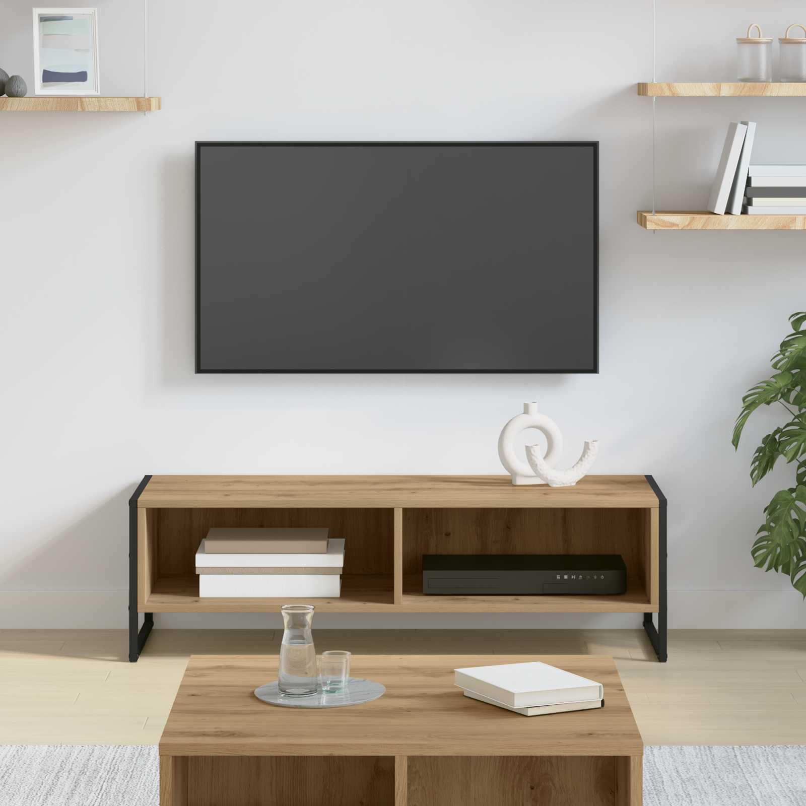 TV-skab Artisan eg 100 x 36,5 x 30,5 cm Konstrueret træ billede
