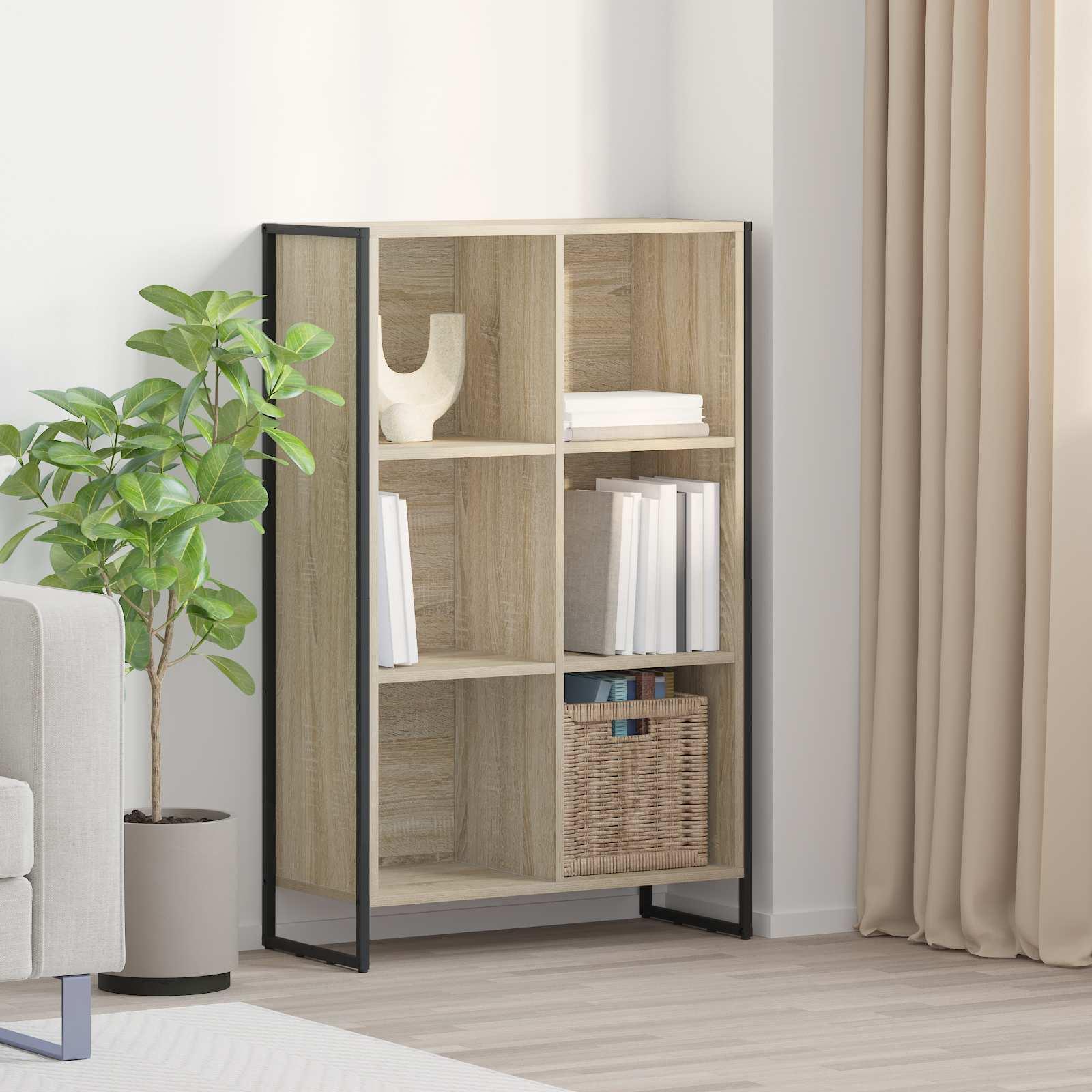 Bogskab Sonoma 99,5 x 30 x 108,5 cm Konstrueret træ billede