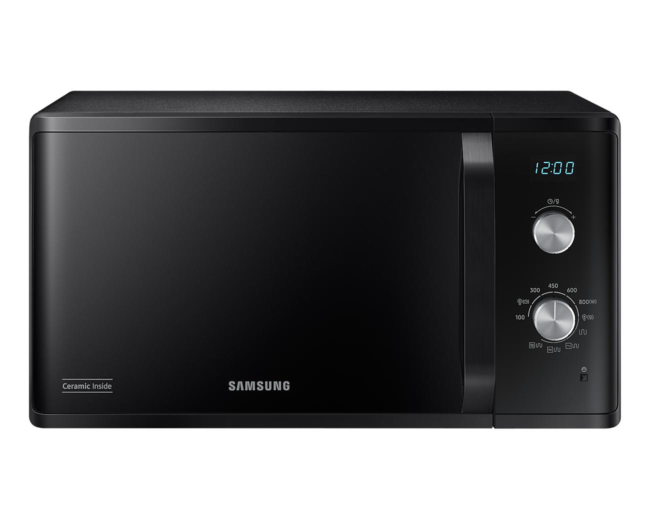 Mikrobølgeovn Samsung MG23K3614AK/BA – fritstående, 23 l, sort