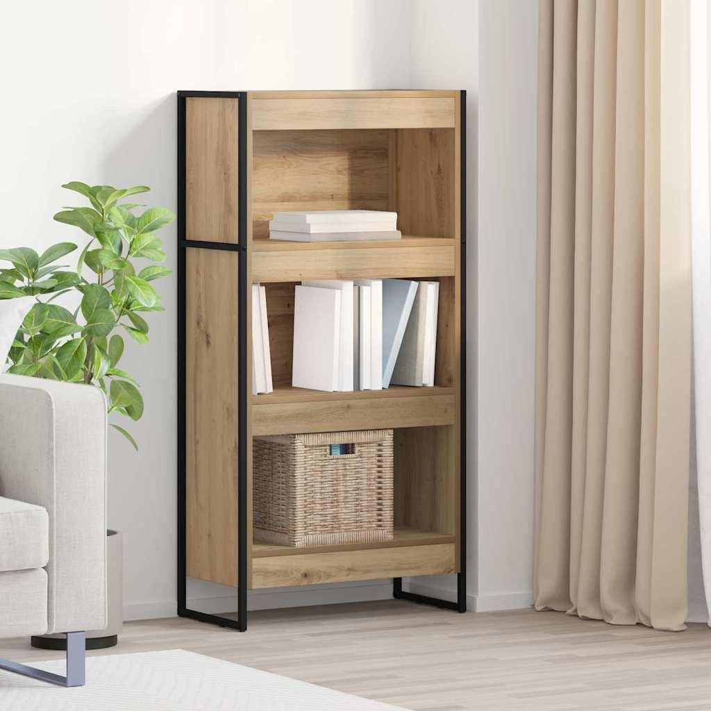 Bogskab Artisan eg 80 x 30 x 155 cm Konstrueret træ billede