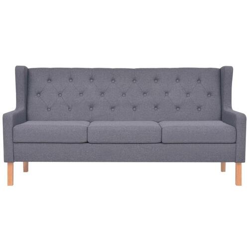 2 personers sofa stof grå