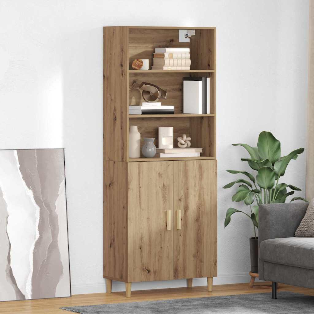 Highboard artisan eg 69,5 x 34 x 180 cm Konstrueret træ billede