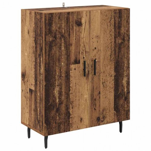 Highboard i gammelt træ med 2 døre