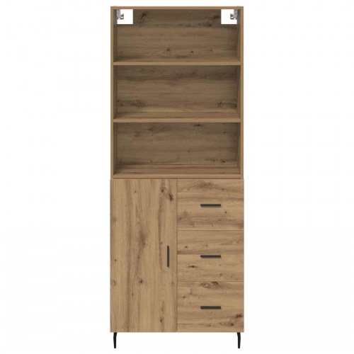 Highboard i 2 dele - Artisan egetræ