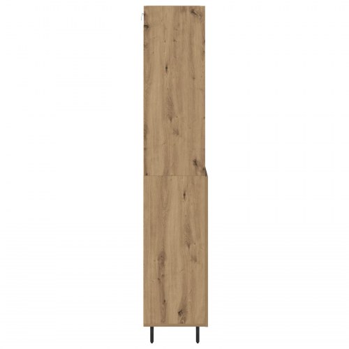 Highboard i artisan egetræ - 69,5 x 32,5 x 180 cm