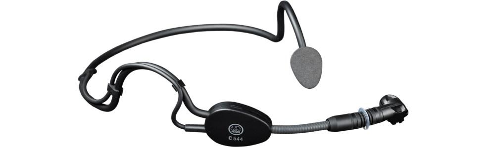 Headset-mikrofon AKG C544 L - sort, til scene/performances billede