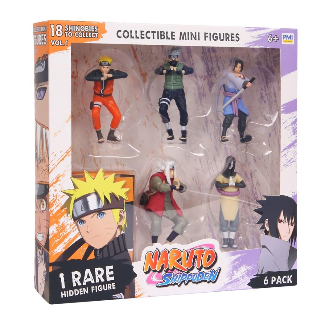 Naruto Shippuden samlefigurer - P.M.I. Kids World 6-pack Deluxe Edition ver. B billede