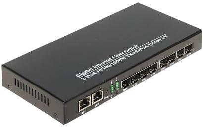 Gigabit netværksswitch 8-port RJ‑45 + 2 SFP – Delta Energy Systems billede