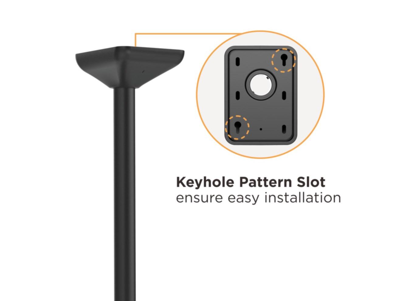 Skærmholder loft – EQUIP dobbelt til 45"–55" billede