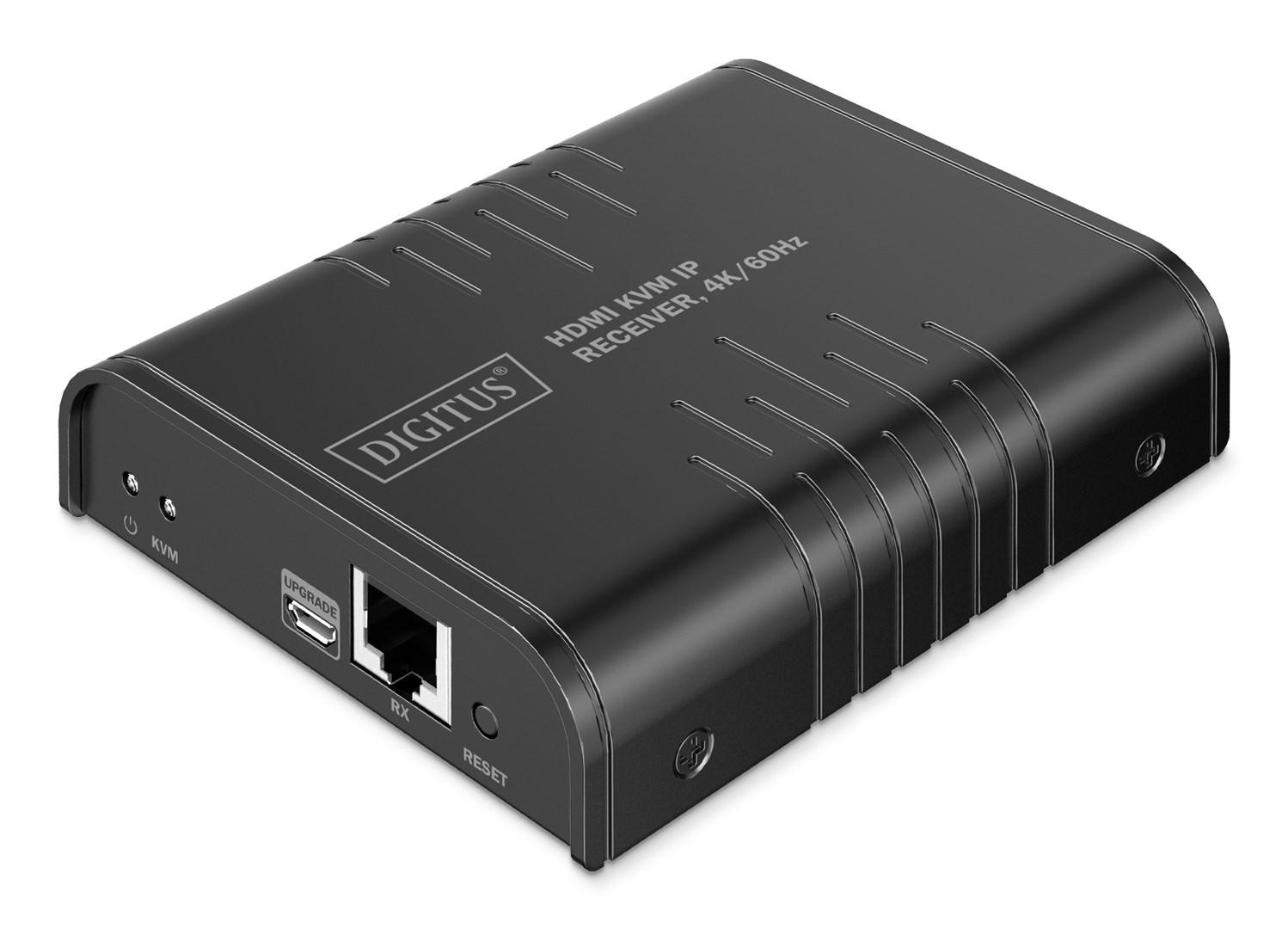KVM over IP HDMI modtager 4K/60 Hz - DIGITUS billede