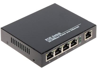 Netværksswitch Inne POE Switch SPS-4P/1 – 5 porte billede