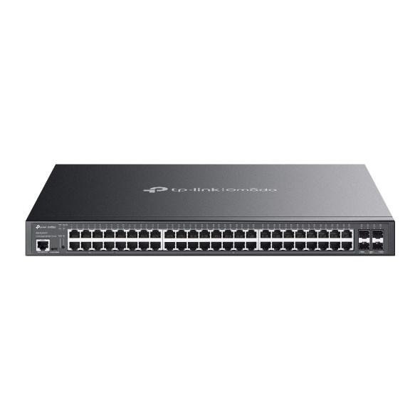 Netværksswitch TP-Link Omada SG3452XMPP, Managed L2+, Gigabit, PoE/PoE++ 1U, sort billede