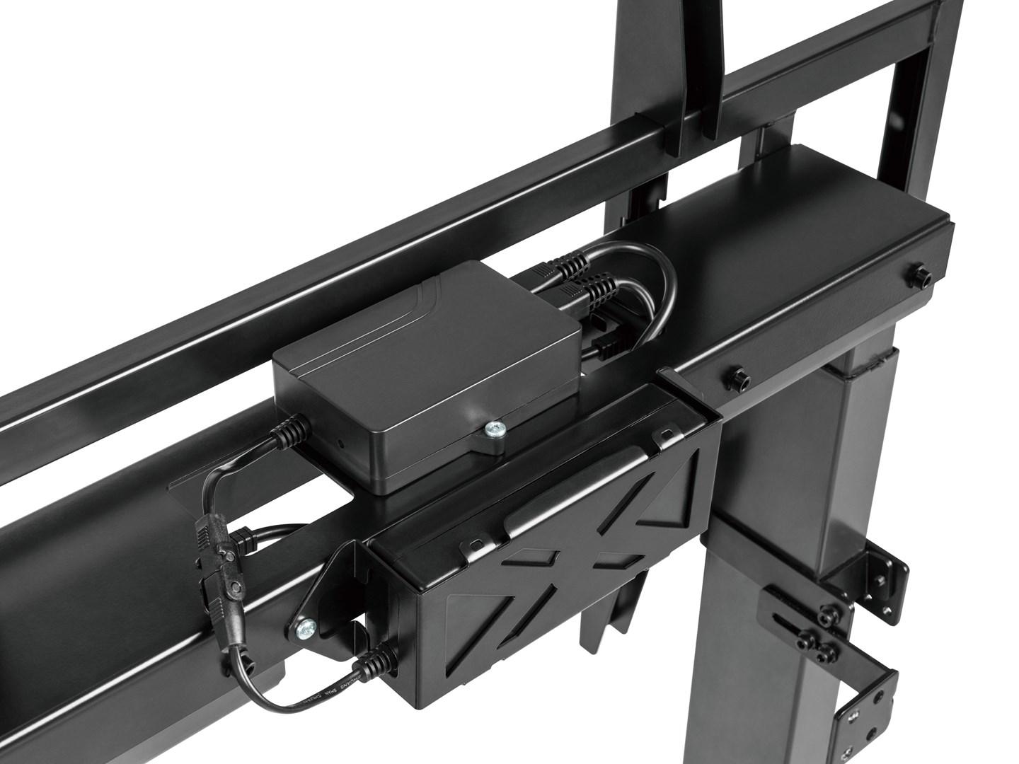 Motoriseret TV-vægbeslag 55"–100" – EQUIP billede