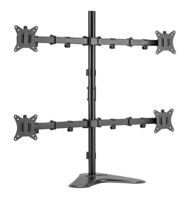 Skærmholder til skrivebord 4 skærme 17–32" – EQUIP billede