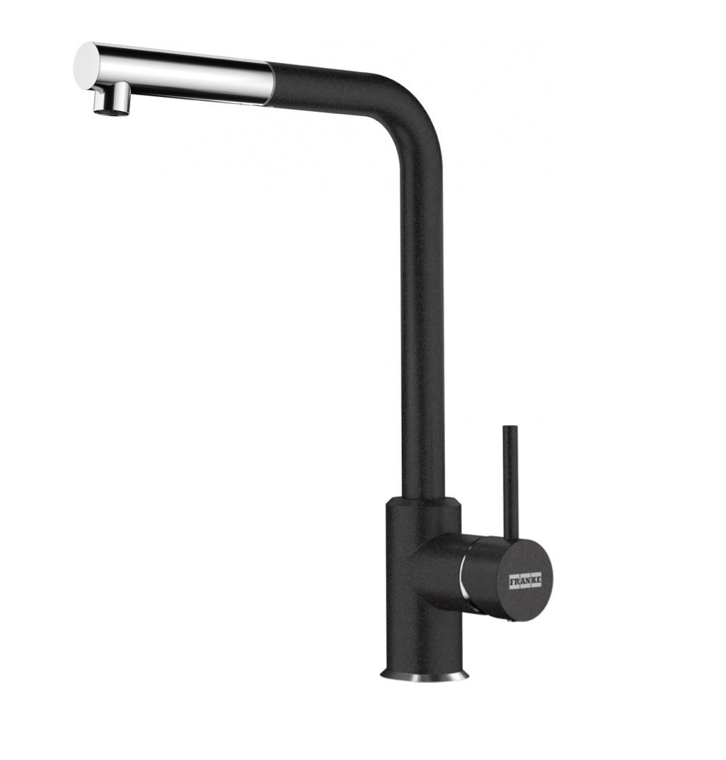 Køkkenarmatur FRANKE Sirius L - krom/onyx billede