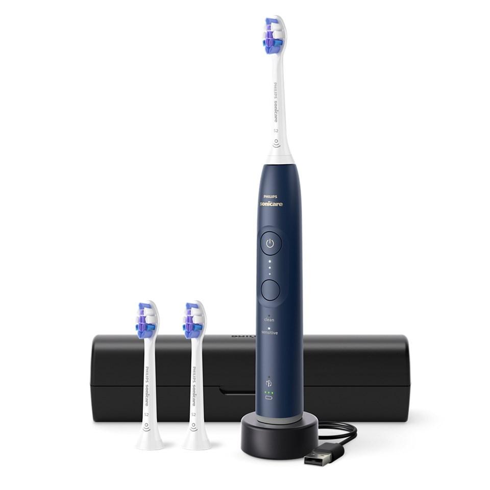 Elektrisk tandbørste Philips Sonicare Series 6100 HX7403/01 - genopladelig, blå billede