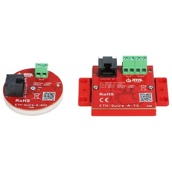 Netværksadapter sæt – Atte UTP/2-wire konvertere til LAN+PoE (ETH-2WIRE) billede