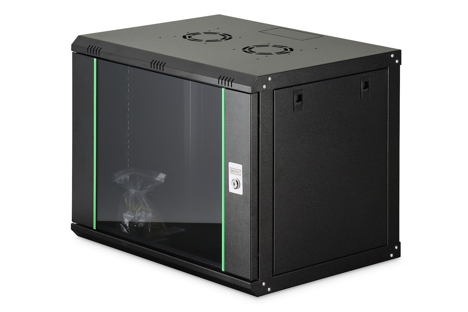 Væghængt 19" rackskab DIGITUS Dynamic Basic - 600 × 450 mm, 9U