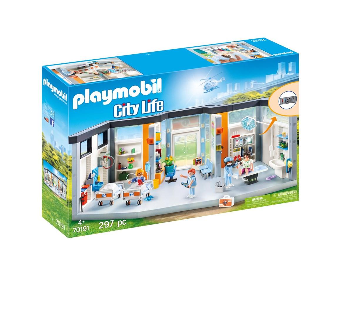 Legetøjssæt PLAYMOBIL City Life – Indrettet hospitalsafdeling (297 dele) billede