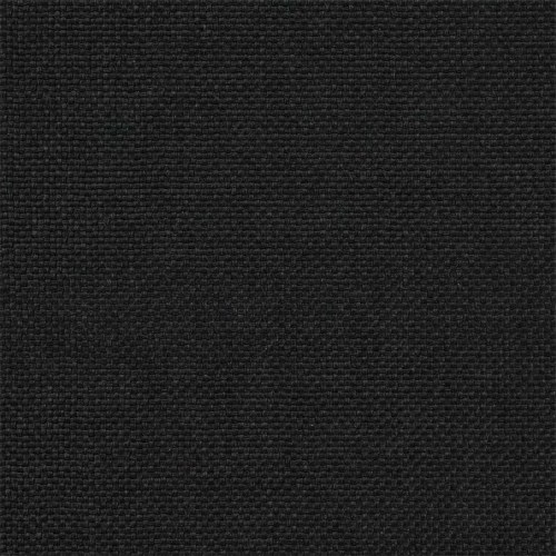 Sengestel med polstret hovedgavl - sort, 120 x 200 cm