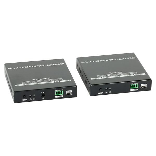 HDMI forlænger over fiber – Delta Energy Systems HDMI-OFT-20IR billede