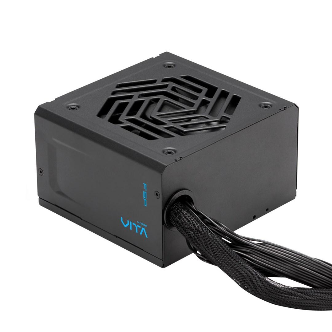 Strømforsyning ATX 550 W – Fortron FSP Vita, sort billede