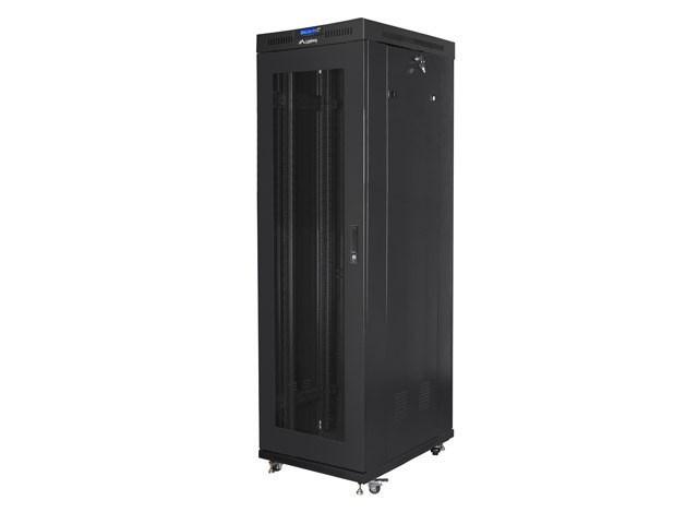 Serverrack gulvmodel 42U - Lanberg, sort (600×1000 mm) billede