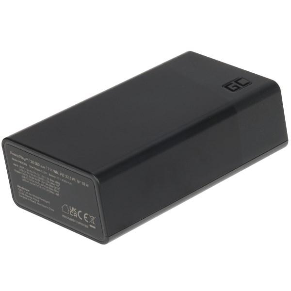 Powerbank Green Cell PowerPlay 30 30.000 mAh 22,5 W - Panther Black